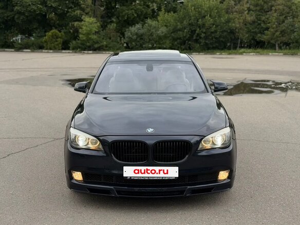 2008 BMW 7 серии 750i V (F01/F02/F04), синий - вид 26