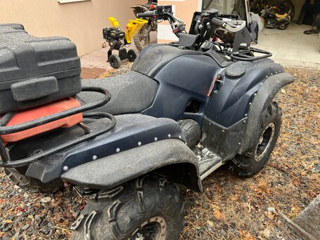 2007 Yamaha Grizzly 700, синий, 750000 рублей, вид 4
