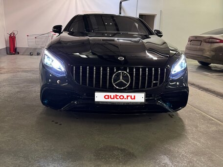 2017 Mercedes-Benz S-Класс 400 VI (W222, C217), чёрный, 6600000 рублей, вид 1