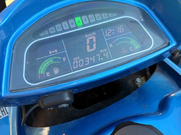 2019 CFMoto CF500, синий - вид 5