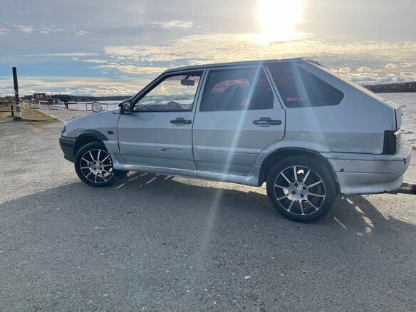 2004 Lada (ВАЗ) 2114, серебристый, 90000 рублей - вид 7