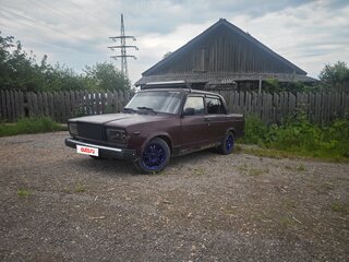 2007 Lada (ВАЗ) 2107, пурпурный, 100000 рублей, вид 3
