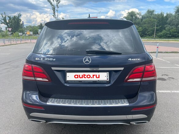 2016 Mercedes-Benz GLE 350 d I (W166), синий, 3200000 рублей - вид 2