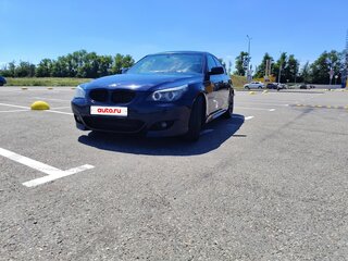 2008 BMW 5 серии 525i V (E60/E61) Рестайлинг, синий, 1250000 рублей, вид 2