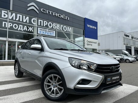 2019 Lada (ВАЗ) Vesta SW Cross I, серебристый, 1230000 рублей, вид 1