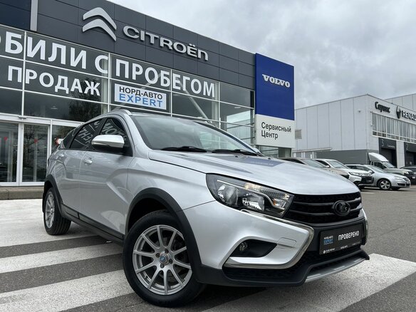 2019 Lada (ВАЗ) Vesta SW Cross I, серебристый, 1230000 рублей
