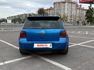 2002 Volkswagen Golf IV, синий, 430000 рублей, вид 4