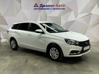 2019 Lada (ВАЗ) Vesta SW I, белый, 950000 рублей, вид 3