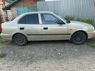 2003 Hyundai Accent ТагАЗ II, бежевый, 270000 рублей, вид 1