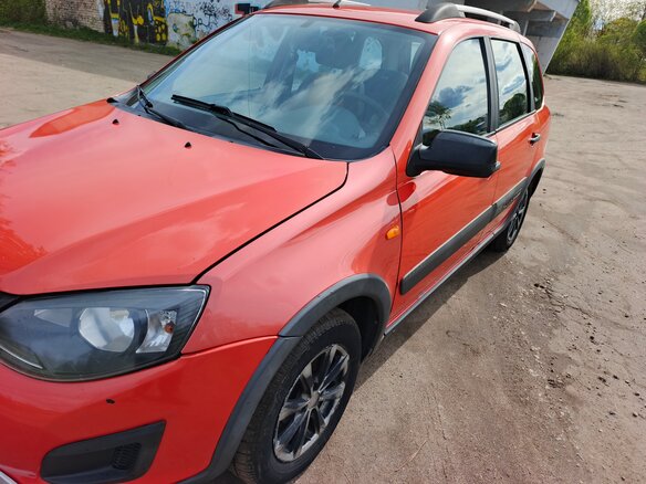 2015 Lada (ВАЗ) Kalina Cross II, оранжевый