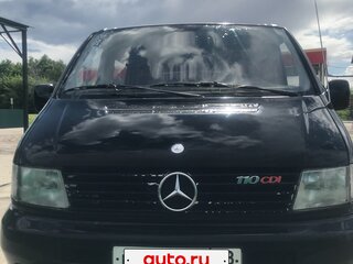 2002 Mercedes-Benz Vito 110 CDI L1 I (W638), чёрный, 657000 рублей, вид 2