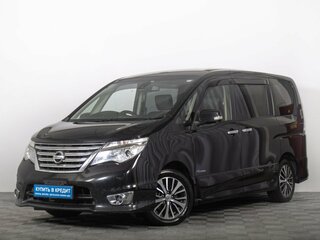2014 Nissan Serena IV (C26), чёрный, 1439000 рублей, вид 2