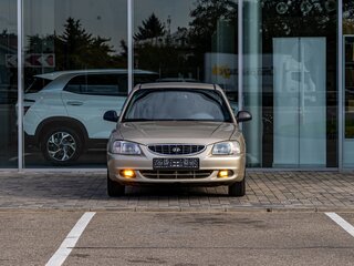 2006 Hyundai Accent ТагАЗ II, бежевый, 555000 рублей, вид 2