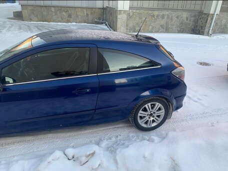 2007 Opel Astra GTC H Рестайлинг, синий, 350000 рублей, вид 2