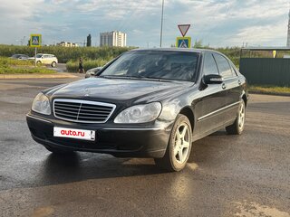 2002 Mercedes-Benz S-Класс 500 Long IV (W220) Рестайлинг, чёрный, 509000 рублей, вид 1