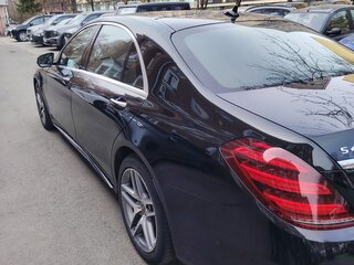 2017 Mercedes-Benz S-Класс 450 Long VI (W222, C217) Рестайлинг, чёрный, 3500000 рублей, вид 4