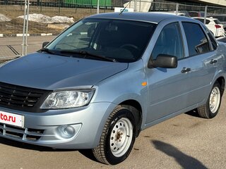 2014 Lada (ВАЗ) Granta I, серебристый, 370000 рублей, вид 1