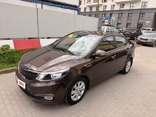 2016 Kia Rio III Рестайлинг, коричневый, 1699000 рублей, вид 2