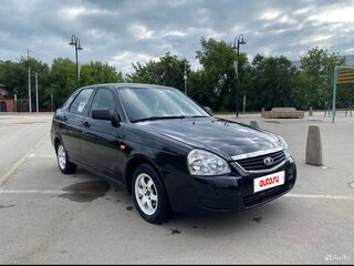 2008 Lada (ВАЗ) Priora I, чёрный, 215000 рублей, вид 1