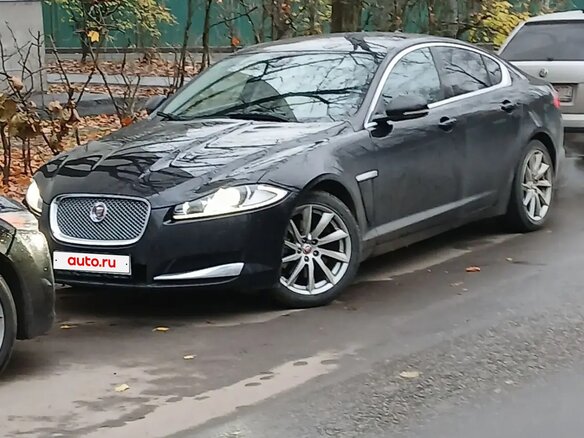 2014 Jaguar XF I Рестайлинг, чёрный