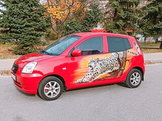 2005 Kia Picanto I, красный, 299000 рублей, вид 3