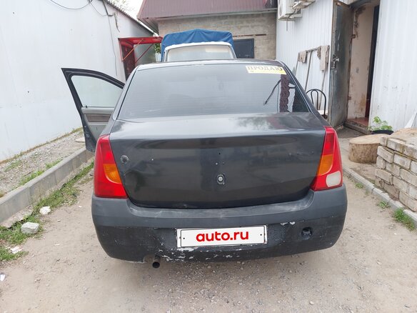 2007 Renault Logan I, серый, 180000 рублей - вид 1