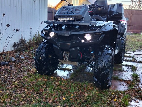 2021 Stels ATV-850 Guepard Trophy, чёрный, 690000 рублей - вид 4