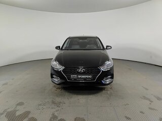 2017 Hyundai Solaris II, чёрный, 1375000 рублей, вид 2