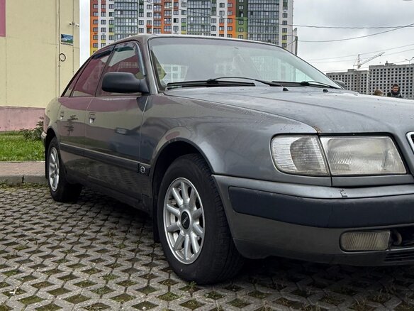 1991 Audi 100 IV (C4), серый, 280000 рублей - вид 3