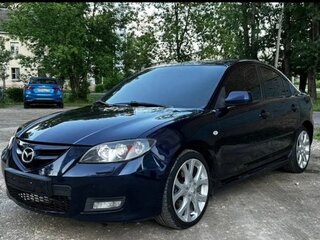 2008 Mazda 3 I (BK) Рестайлинг, синий, 440000 рублей, вид 1