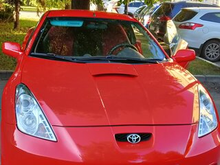 2001 Toyota Celica VII (T230), красный, 700000 рублей, вид 2