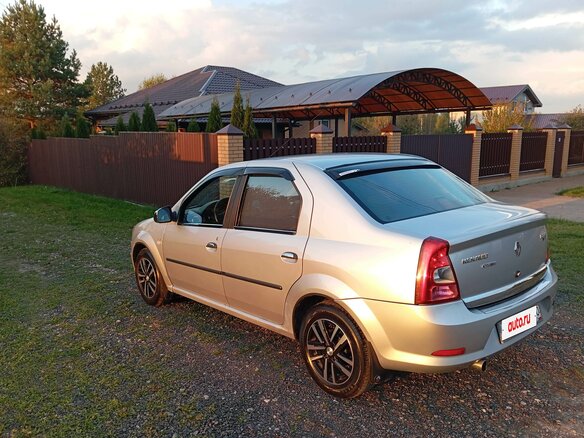 2012 Renault Logan I Рестайлинг, серый, 470000 рублей - вид 11