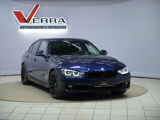 2017 BMW 3 серии 318i VI (F3x) Рестайлинг, синий, 1950000 рублей, вид 3