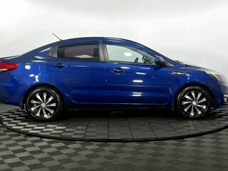 2016 Kia Rio III Рестайлинг, синий, 980000 рублей, вид 5