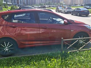 2011 Hyundai Solaris I, красный, 950000 рублей, вид 2