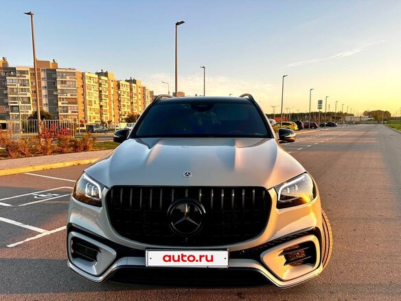 2025 Mercedes-Benz GLS 450 d II (X167) Рестайлинг, серый - вид 1