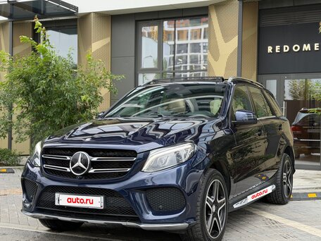 2015 Mercedes-Benz GLE 400 I (W166), синий, 3349000 рублей, вид 2