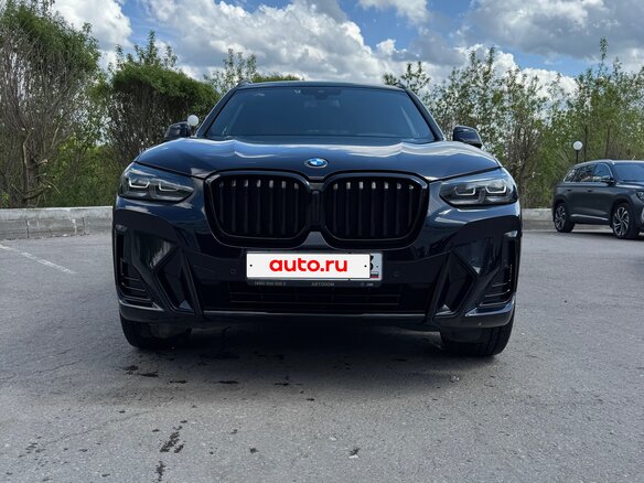 2022 BMW X3 20d xDrive III (G01) Рестайлинг, синий - вид 1