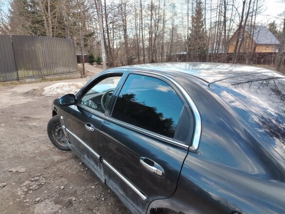 2003 Kia Magentis I Рестайлинг, чёрный, 130000 рублей - вид 12