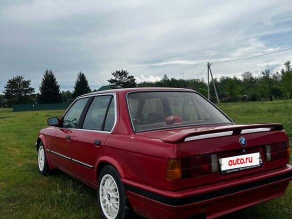 1986 BMW 3 серии 318i II (E30), красный, 680000 рублей - вид 6