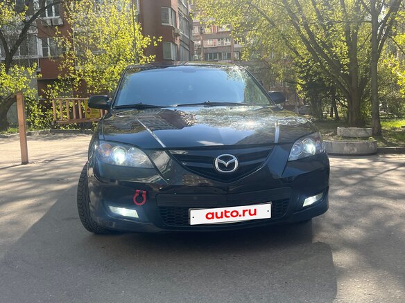 2006 Mazda 3 I (BK) Рестайлинг, чёрный, 380000 рублей - вид 3