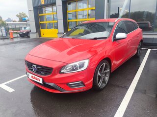 2014 Volvo V60 I Рестайлинг, красный, 1300000 рублей, вид 2