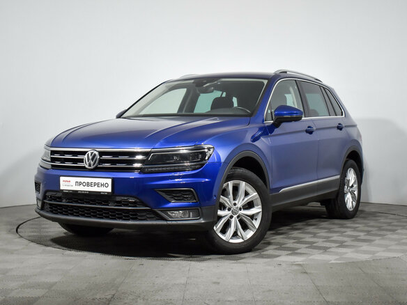 2020 Volkswagen Tiguan II, синий - вид 1