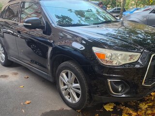 2012 Mitsubishi ASX I Рестайлинг, чёрный, 1200000 рублей, вид 2