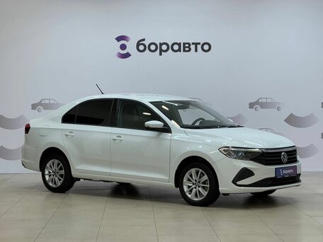 2021 Volkswagen Polo VI, белый, 1820000 рублей, вид 3