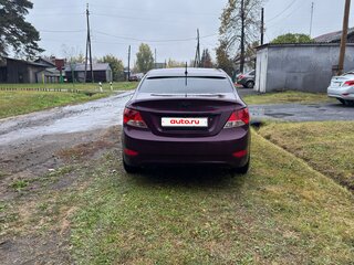 2013 Hyundai Solaris I, фиолетовый, 850000 рублей, вид 5