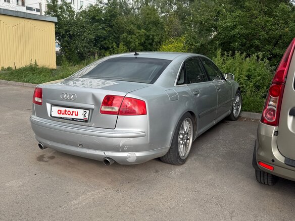 2003 Audi A8 II (D3), серебристый, 615000 рублей - вид 1