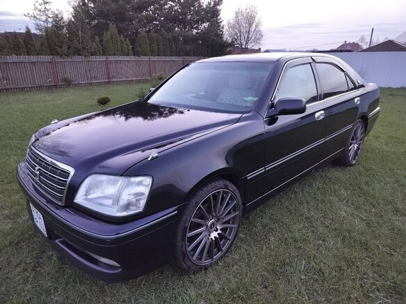 2002 Toyota Crown XI (S170), синий, 1150000 рублей - вид 1