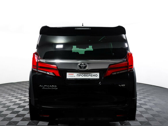 2021 Toyota Alphard III Рестайлинг, чёрный, 5760000 рублей - вид 5