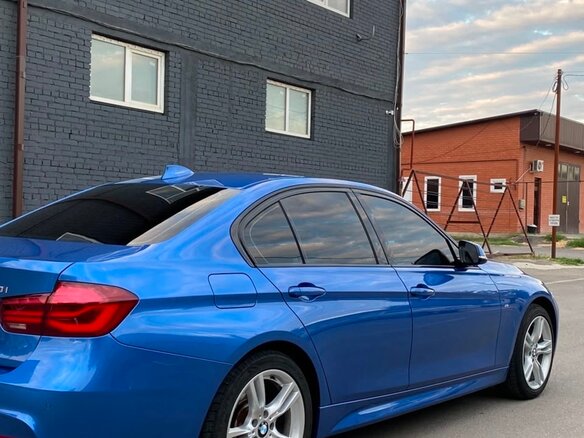 2017 BMW 3 серии 330i xDrive VI (F3x) Рестайлинг, синий - вид 5